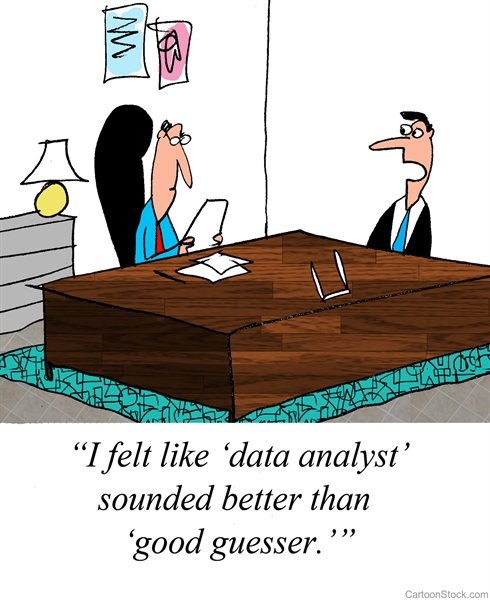 Humor - Cartoon: Good Data Analyst?